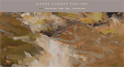 Desktop Screenshot of jeanneclohisyfineart.com